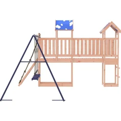 vidaXL Estructuras Para Juegos Al Aire Libre-Parque infantil de exterior madera maciza Douglas3156935