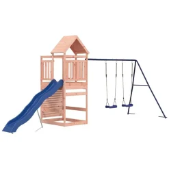 vidaXL Estructuras Para Juegos Al Aire Libre-Parque infantil de exterior madera maciza Douglas