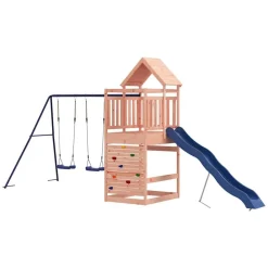 vidaXL Estructuras Para Juegos Al Aire Libre-Parque infantil de exterior madera maciza Douglas