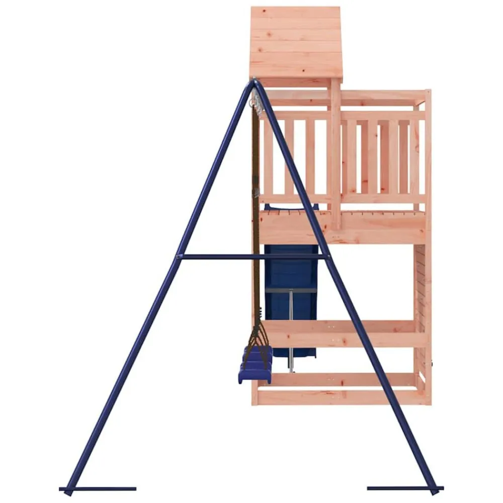 vidaXL Estructuras Para Juegos Al Aire Libre-Parque infantil de exterior madera maciza Douglas