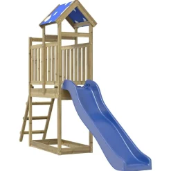 vidaXL Parque infantil de exterior madera de pino impregnada New