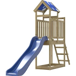 vidaXL Parque infantil de exterior madera de pino impregnada New