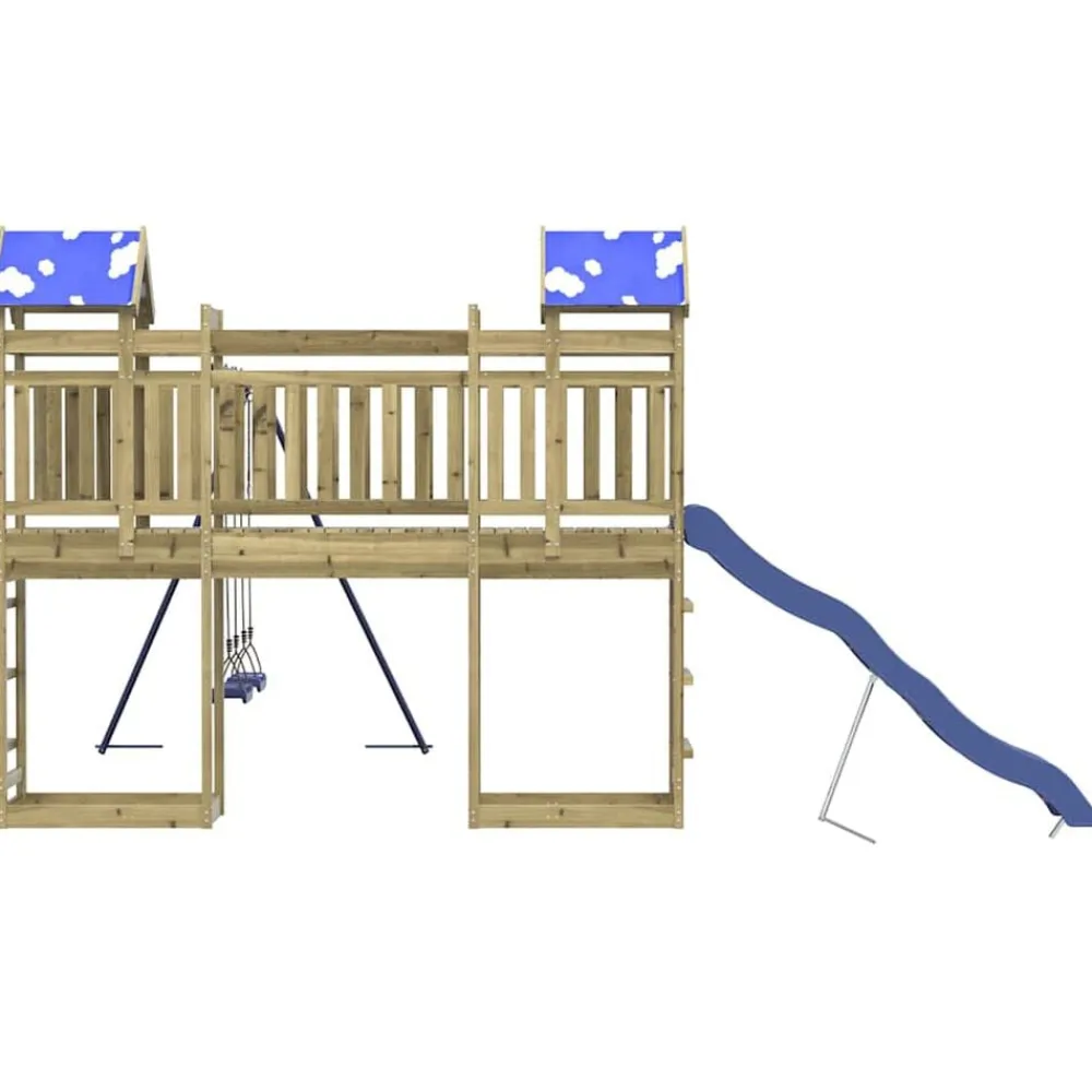 vidaXL Parque infantil de exterior madera de pino impregnada Online