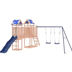 vidaXL Estructuras Para Juegos Al Aire Libre-Parque infantil de exterior madera maciza Douglas3156935