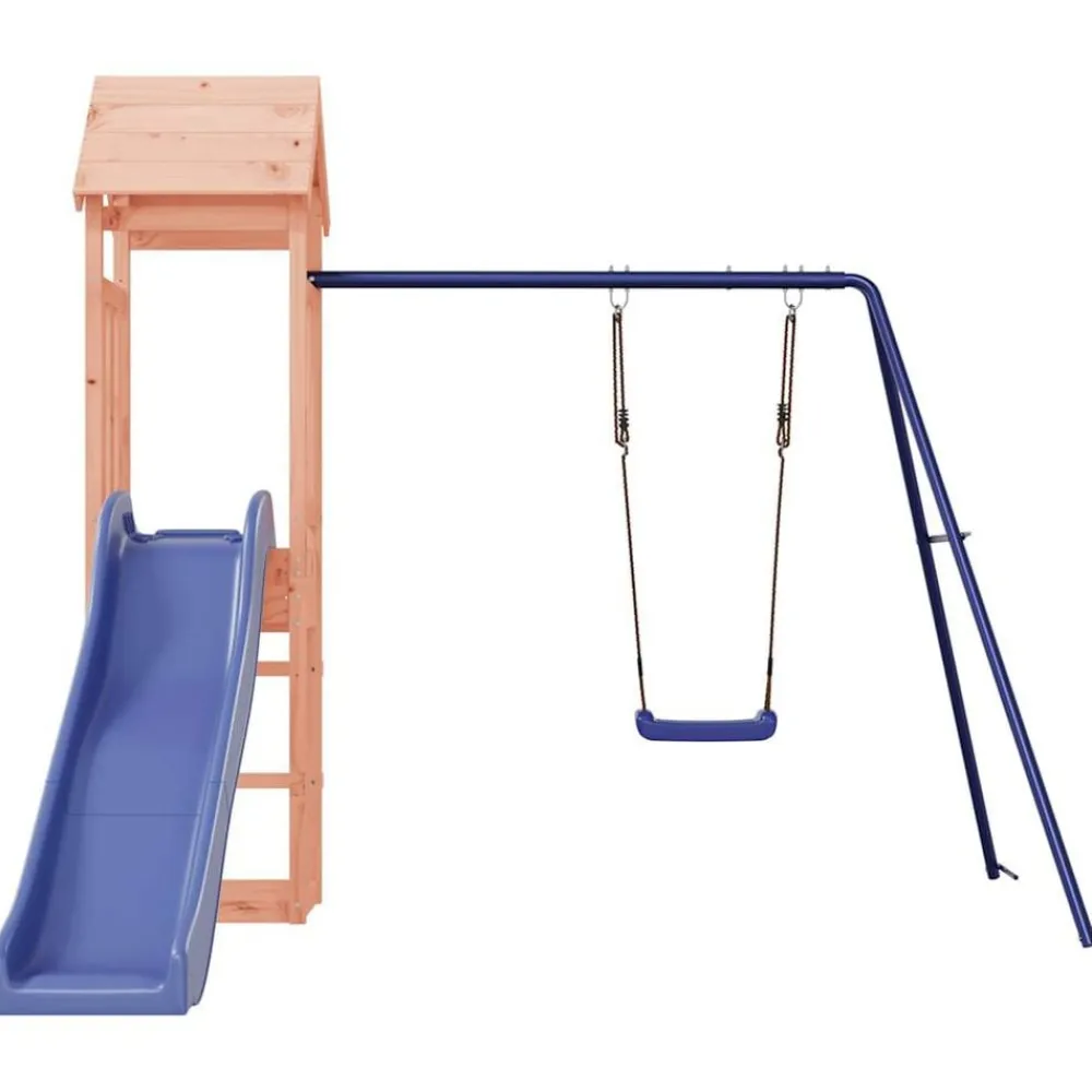 vidaXL Parque infantil de exterior madera maciza Douglas Discount