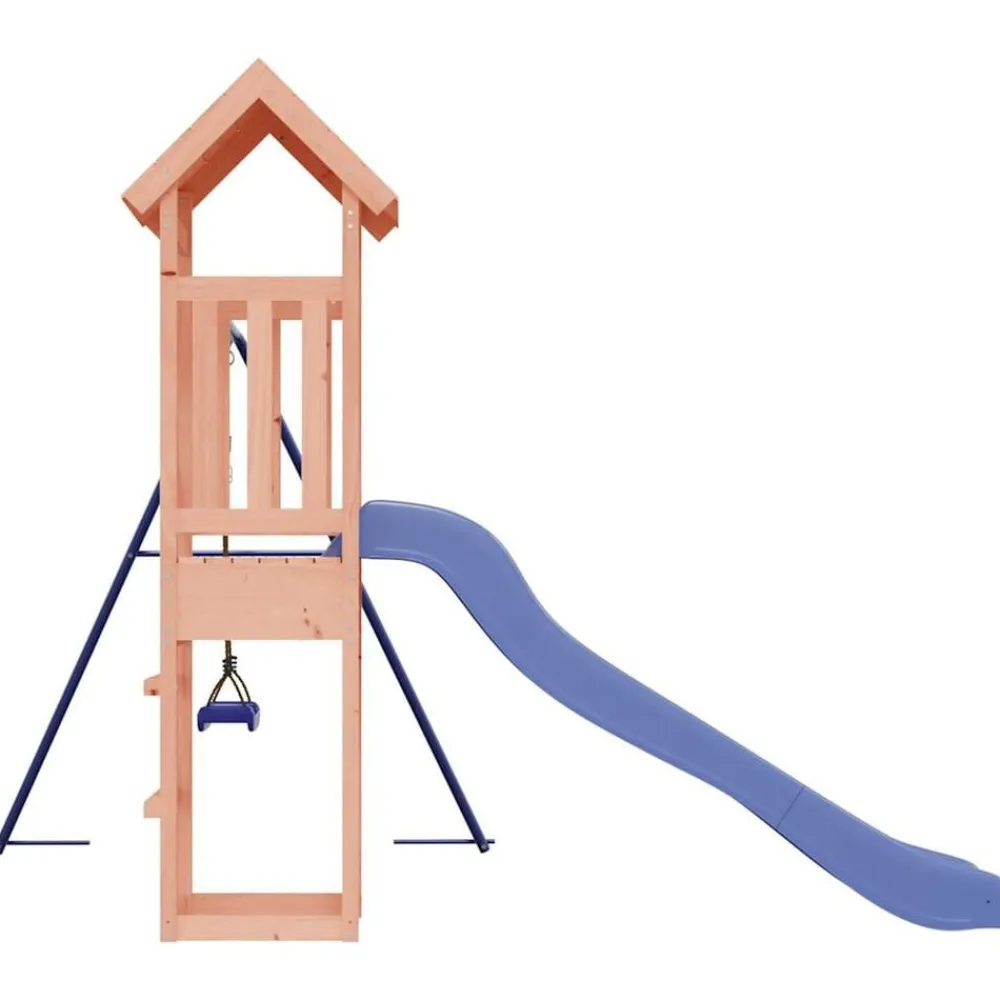 vidaXL Parque infantil de exterior madera maciza Douglas Discount