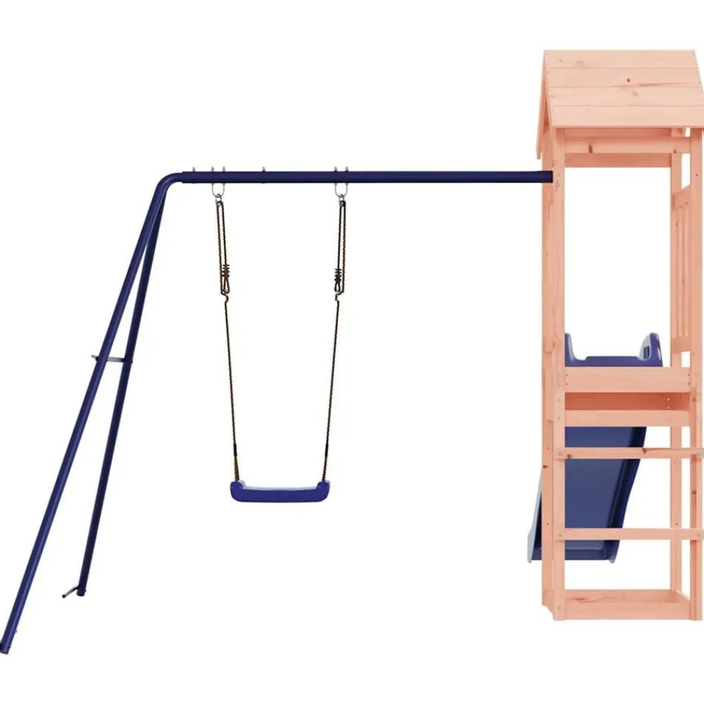 vidaXL Parque infantil de exterior madera maciza Douglas Discount