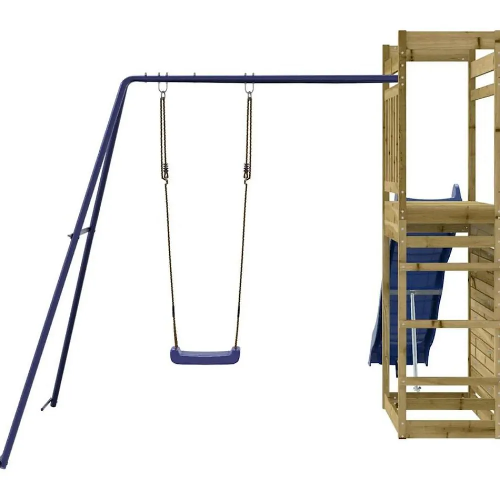vidaXL Parque infantil de exterior madera de pino impregnada Sale