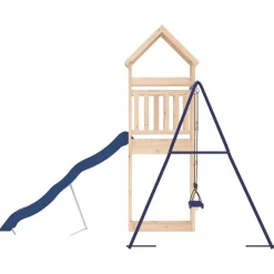 vidaXL Estructuras Para Juegos Al Aire Libre-Parque infantil de exterior madera maciza de pino