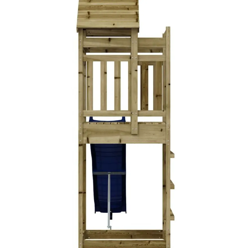 vidaXL Estructuras Para Juegos Al Aire Libre-Parque infantil de exterior madera de pino impregnada