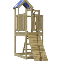 vidaXL Estructuras Para Juegos Al Aire Libre-Parque infantil de exterior madera de pino impregnada