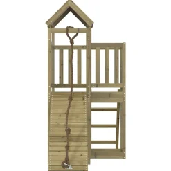 vidaXL Estructuras Para Juegos Al Aire Libre-Parque infantil de exterior madera de pino impregnada