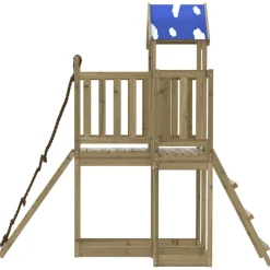 vidaXL Estructuras Para Juegos Al Aire Libre-Parque infantil de exterior madera de pino impregnada