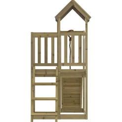 vidaXL Estructuras Para Juegos Al Aire Libre-Parque infantil de exterior madera de pino impregnada