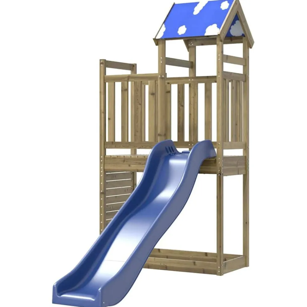 vidaXL Parque infantil de exterior madera de pino impregnada Best