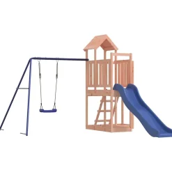 vidaXL Estructuras Para Juegos Al Aire Libre-Parque infantil de exterior madera maciza Douglas
