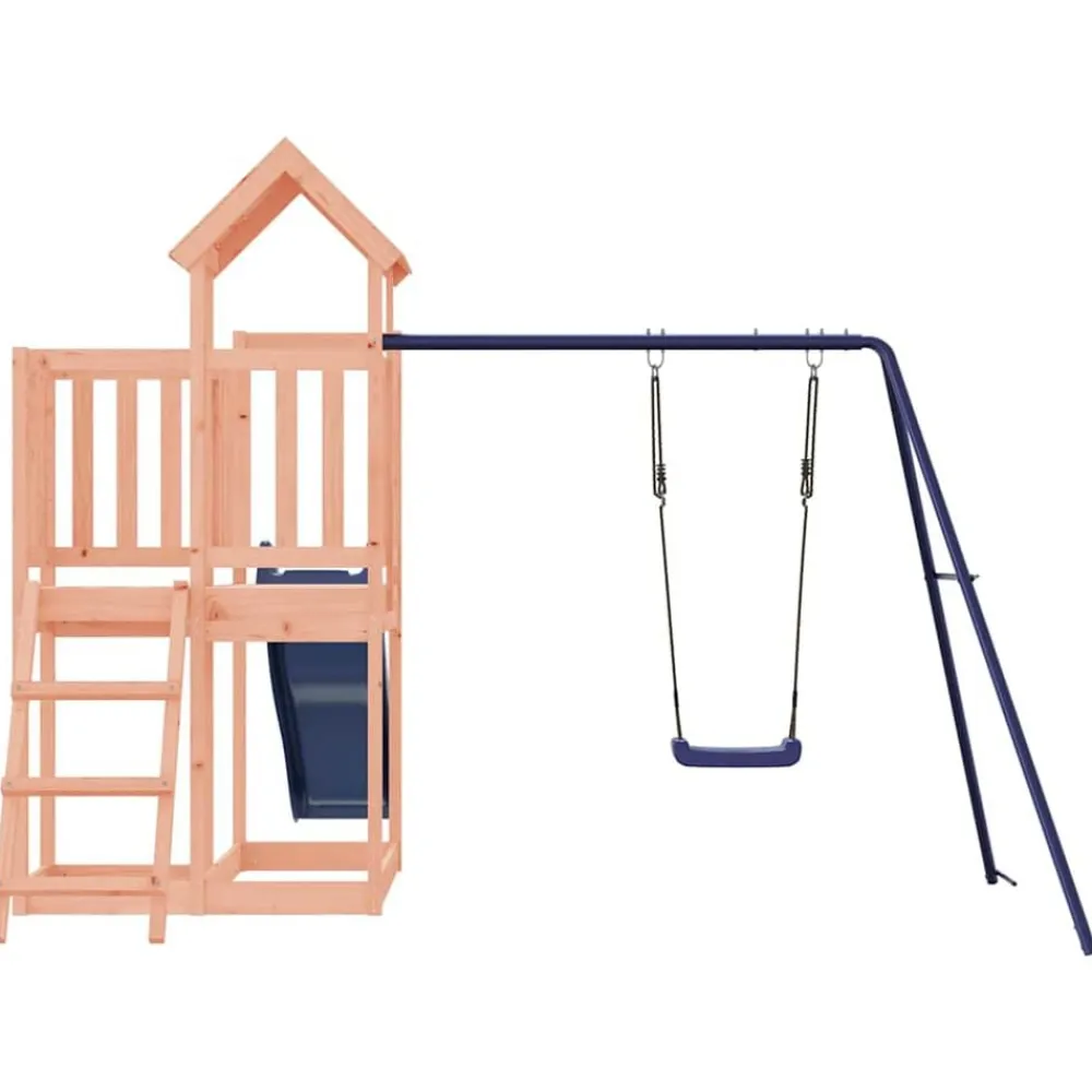 vidaXL Estructuras Para Juegos Al Aire Libre-Parque infantil de exterior madera maciza Douglas