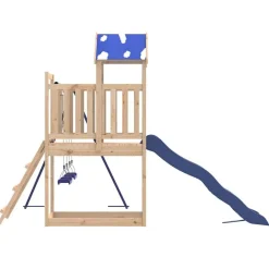vidaXL Parque infantil de exterior de madera maciza de pino Best