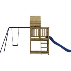 vidaXL Estructuras Para Juegos Al Aire Libre-Parque infantil de exterior madera de pino impregnada