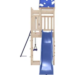 vidaXL Estructuras Para Juegos Al Aire Libre-Parque infantil de exterior de madera maciza de pino