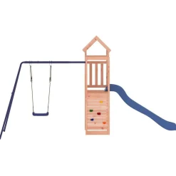 vidaXL Estructuras Para Juegos Al Aire Libre-Parque infantil de exterior madera maciza Douglas