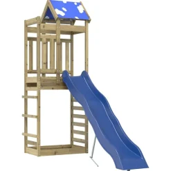 vidaXL Parque infantil de exterior madera de pino impregnada Clearance