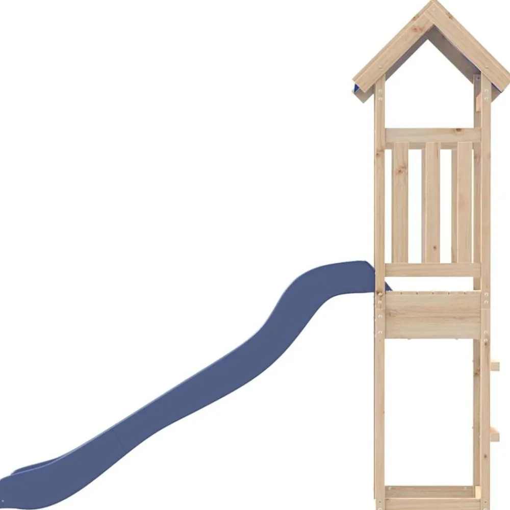 vidaXL Parque infantil de exterior de madera maciza de pino Outlet