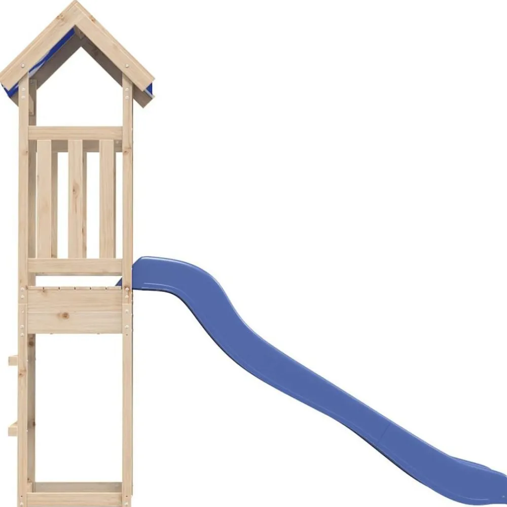 vidaXL Parque infantil de exterior de madera maciza de pino Outlet