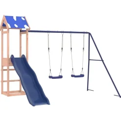 vidaXL Parque infantil de exterior madera maciza de abeto Douglas Discount