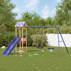 vidaXL Parque infantil de exterior madera maciza de abeto Douglas Discount
