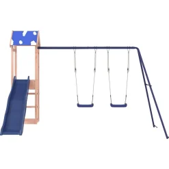 vidaXL Parque infantil de exterior madera maciza de abeto Douglas Discount