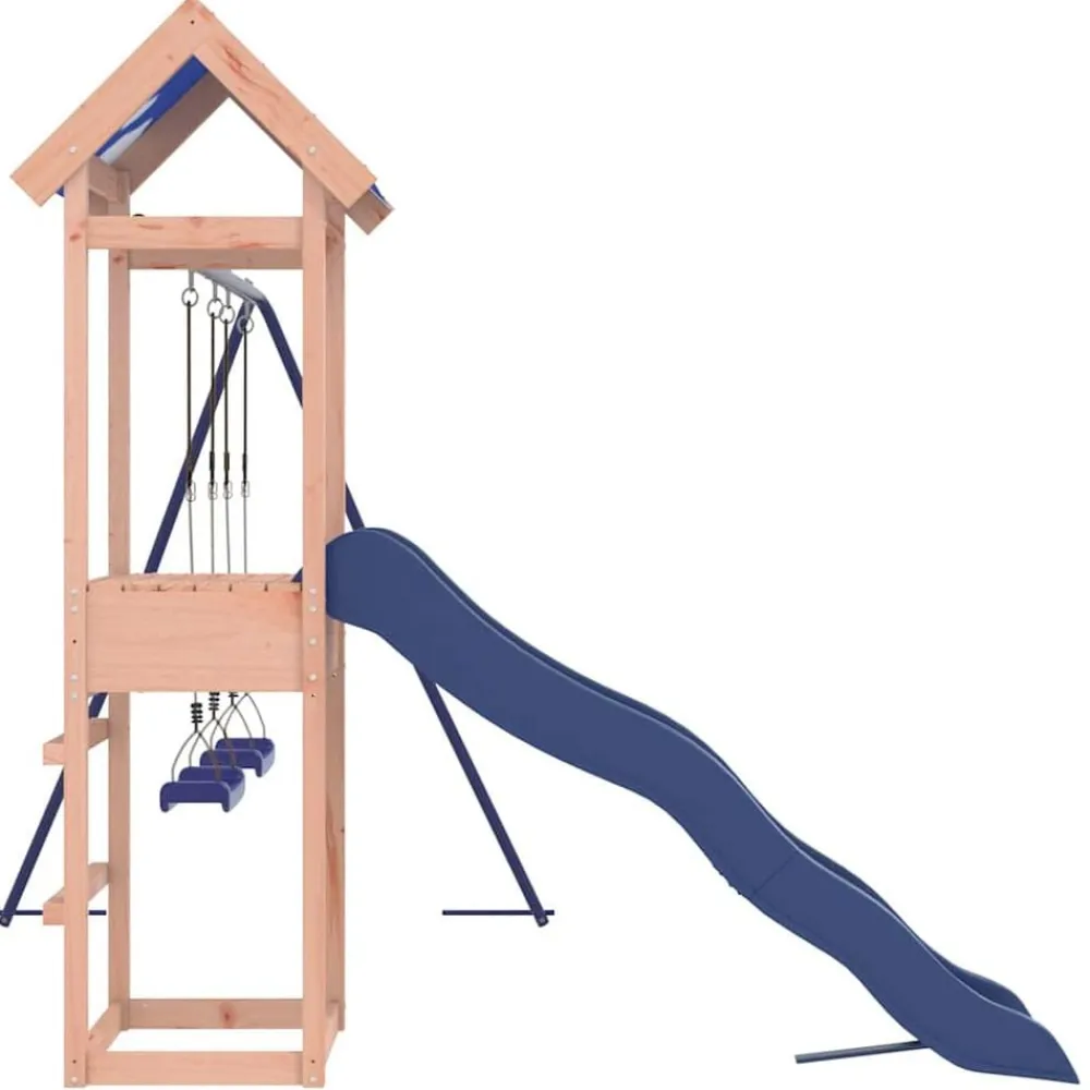 vidaXL Parque infantil de exterior madera maciza de abeto Douglas Discount