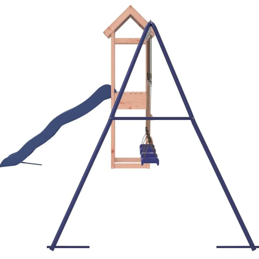 vidaXL Parque infantil de exterior madera maciza de abeto Douglas Discount