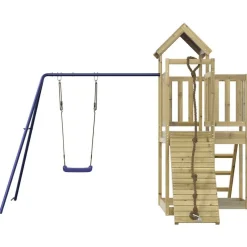 vidaXL Estructuras Para Juegos Al Aire Libre-Parque infantil de exterior madera de pino impregnada