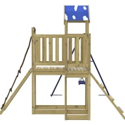 vidaXL Estructuras Para Juegos Al Aire Libre-Parque infantil de exterior madera de pino impregnada