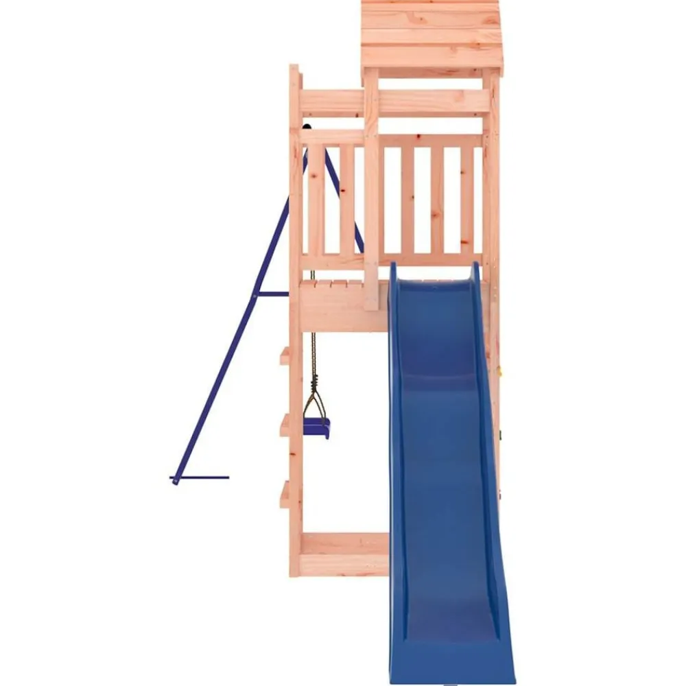 vidaXL Parque infantil de exterior madera maciza Douglas