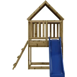 vidaXL Estructuras Para Juegos Al Aire Libre-Parque infantil de exterior madera de pino impregnada