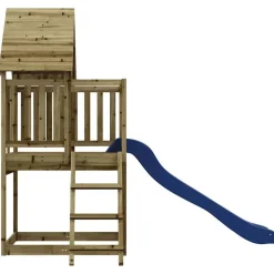 vidaXL Estructuras Para Juegos Al Aire Libre-Parque infantil de exterior madera de pino impregnada