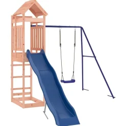 vidaXL Estructuras Para Juegos Al Aire Libre-Parque infantil de exterior madera maciza Douglas