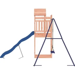 vidaXL Estructuras Para Juegos Al Aire Libre-Parque infantil de exterior madera maciza Douglas