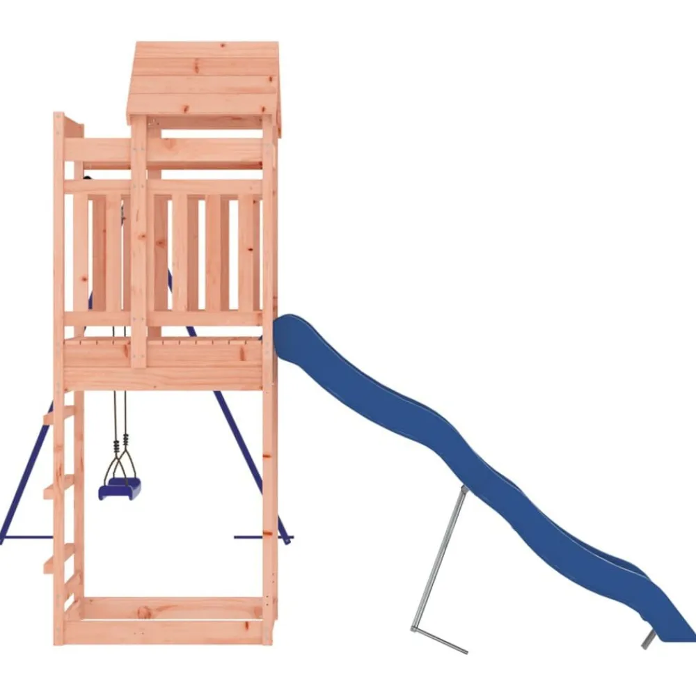 vidaXL Estructuras Para Juegos Al Aire Libre-Parque infantil de exterior madera maciza Douglas