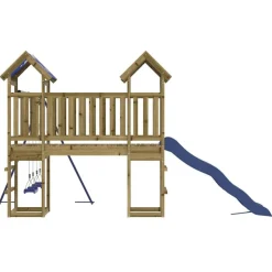 vidaXL Estructuras Para Juegos Al Aire Libre-Parque infantil de exterior madera de pino impregnada