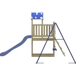 vidaXL Estructuras Para Juegos Al Aire Libre-Parque infantil de exterior madera de pino impregnada