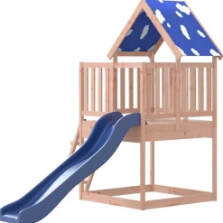 vidaXL Estructuras Para Juegos Al Aire Libre-Parque infantil de exterior madera maciza Douglas3156935