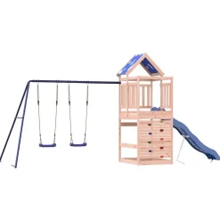 vidaXL Estructuras Para Juegos Al Aire Libre-Parque infantil de exterior madera maciza Douglas3156935