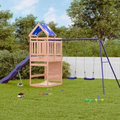 vidaXL Estructuras Para Juegos Al Aire Libre-Parque infantil de exterior madera maciza Douglas3156935