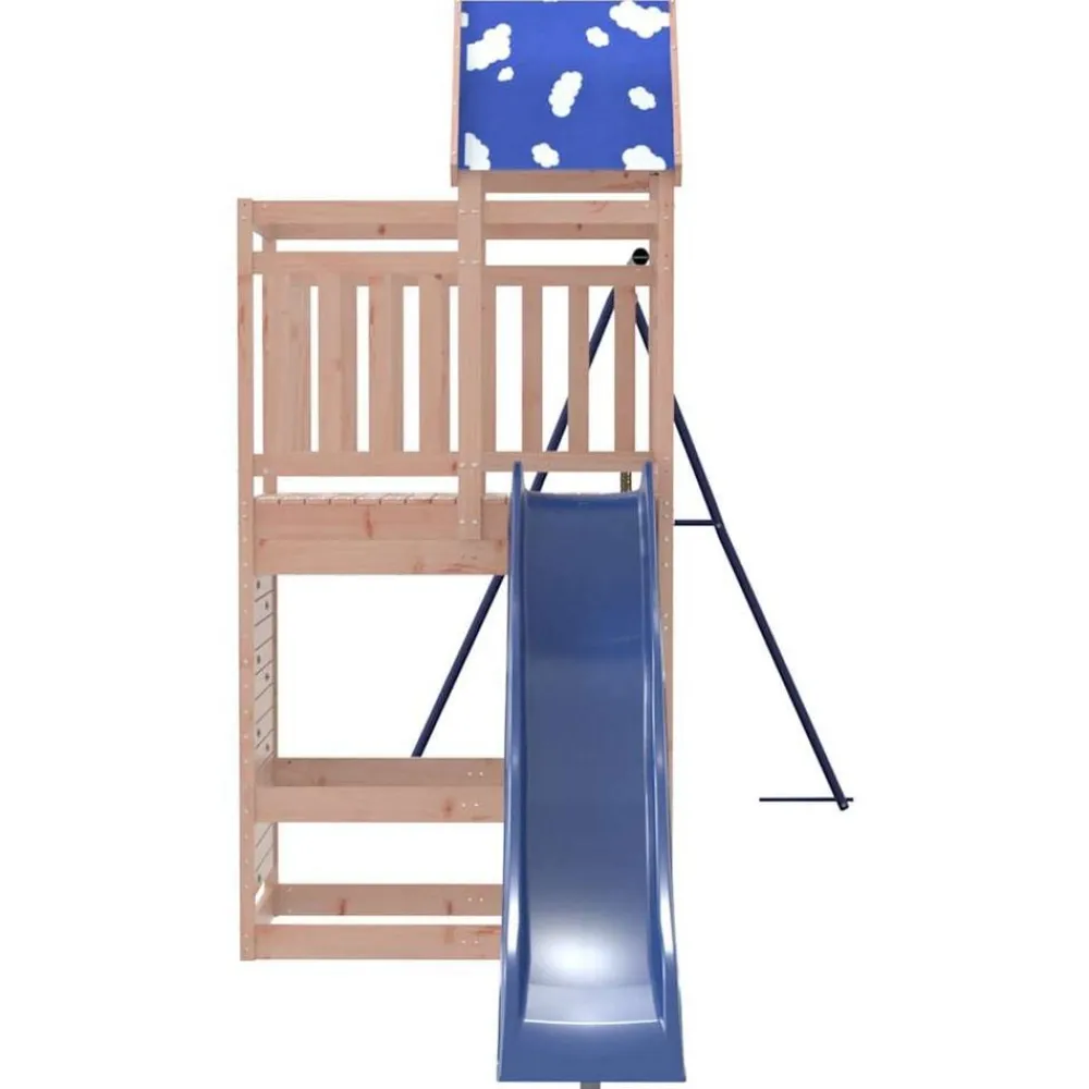 vidaXL Estructuras Para Juegos Al Aire Libre-Parque infantil de exterior madera maciza Douglas3156935