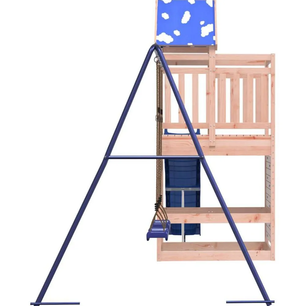 vidaXL Estructuras Para Juegos Al Aire Libre-Parque infantil de exterior madera maciza Douglas3156935