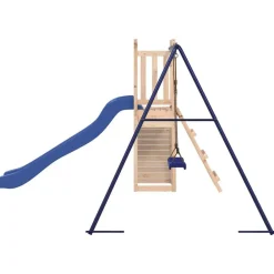 vidaXL Estructuras Para Juegos Al Aire Libre-Parque infantil de exterior madera maciza de pino