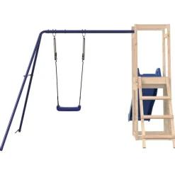 vidaXL Estructuras Para Juegos Al Aire Libre-Parque infantil de exterior madera maciza de pino